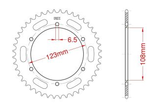 Couronne acier 48 dents (pas=420)