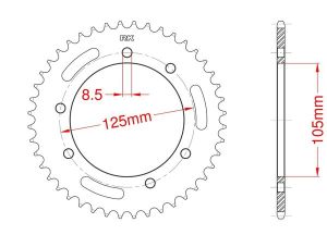 Couronne aluminium 56 dents_1