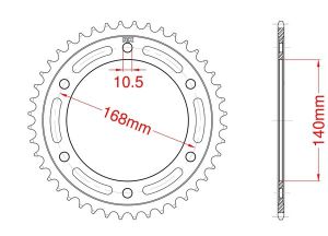 Couronne acier 42 dents