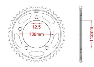 Couronne aluminium 35 dents