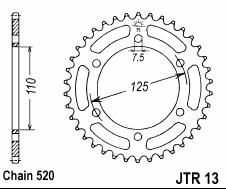 Couronne acier 38 dents