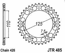 Couronne acier 54 dents