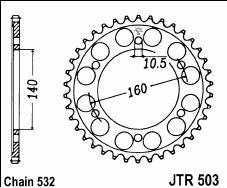 Couronne aluminium 45 dents_1