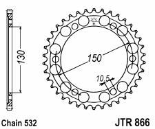 Couronne alu 51 dents