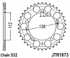 Couronne alu 50 dents