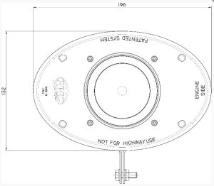 Boitier admission carbone ovale OTA pour Volkswagen_1