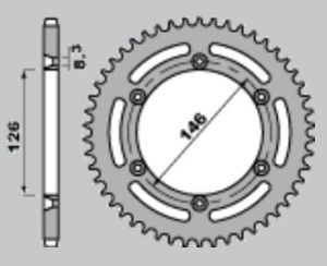 Couronne Alu 62 dents_1