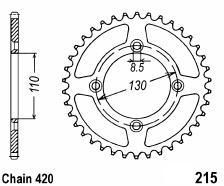 Couronne aluminium 51 dents_1