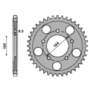 Couronne acier 47 dents