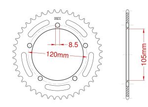 Couronne acier 51 dents_1