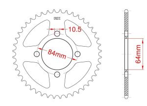 Couronne acier 49 dents