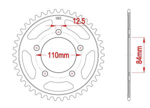 Couronne acier 38 dents_1