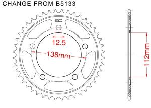 Couronne acier 43 dents