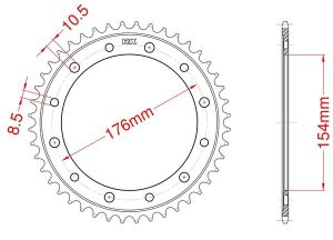 Couronne alu 42 dents_1