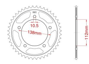 Couronne acier 41 dents