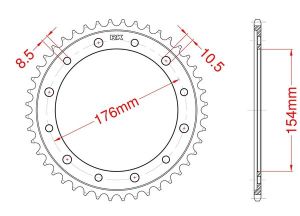 Couronne alu 46 dents_1