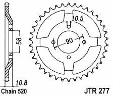 Couronne acier 41 dents