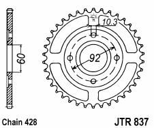 Couronne aluminium 39 dents_1