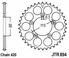 Couronne aluminium 48 dents