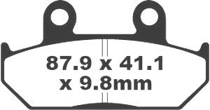 Jeu de plaquettes de frein PREMIER Kevlar