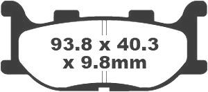 Jeu de plaquettes de frein PREMIER Kevlar