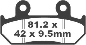 Jeu de plaquettes de frein PREMIER Kevlar