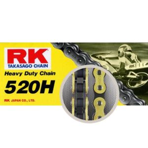 Chaine RK 520 renforcée couleur or 80M