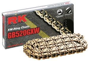 Chaine RK 520 XW'Ring hyper renforcée couleur or 94 M