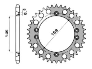 Couronne aluminium 50 dents_1