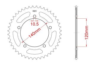 Couronne acier 41 dents