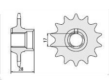 Pignon avant 13 dents