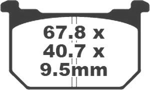 Jeu de plaquettes de frein PREMIER Kevlar