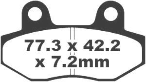 Jeu de plaquettes de frein PREMIER Kevlar