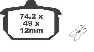 Remblokken racing metallic PREMIER