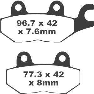 Jeu de plaquettes de frein PREMIER Kevlar