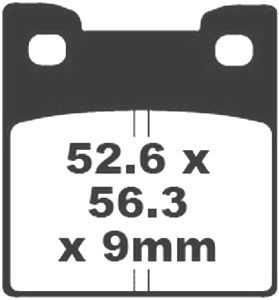 Jeu de plaquettes de frein PREMIER Kevlar