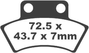 Jeu de plaquettes de frein PREMIER Kevlar