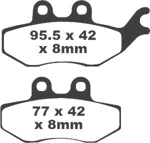 Jeu de plaquettes de frein PREMIER Kevlar