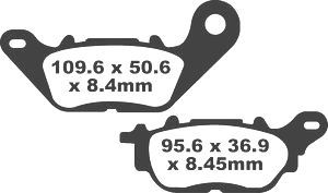 Jeu de plaquettes de frein PREMIER Kevlar