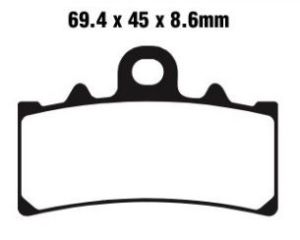 Jeu de plaquettes de frein racing métalliques PREMIER