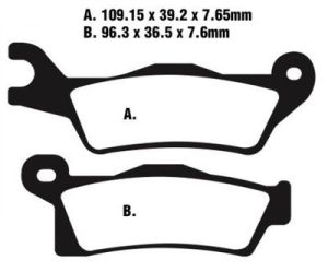 Jeu de plaquettes de frein PREMIER Kevlar