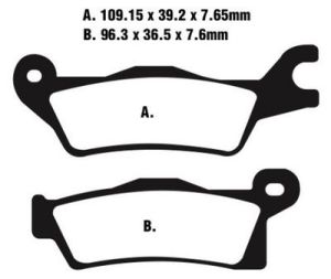 Jeu de plaquettes de frein PREMIER Kevlar