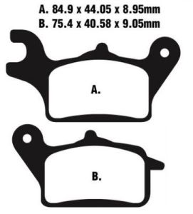 Jeu de plaquettes de frein PREMIER Kevlar